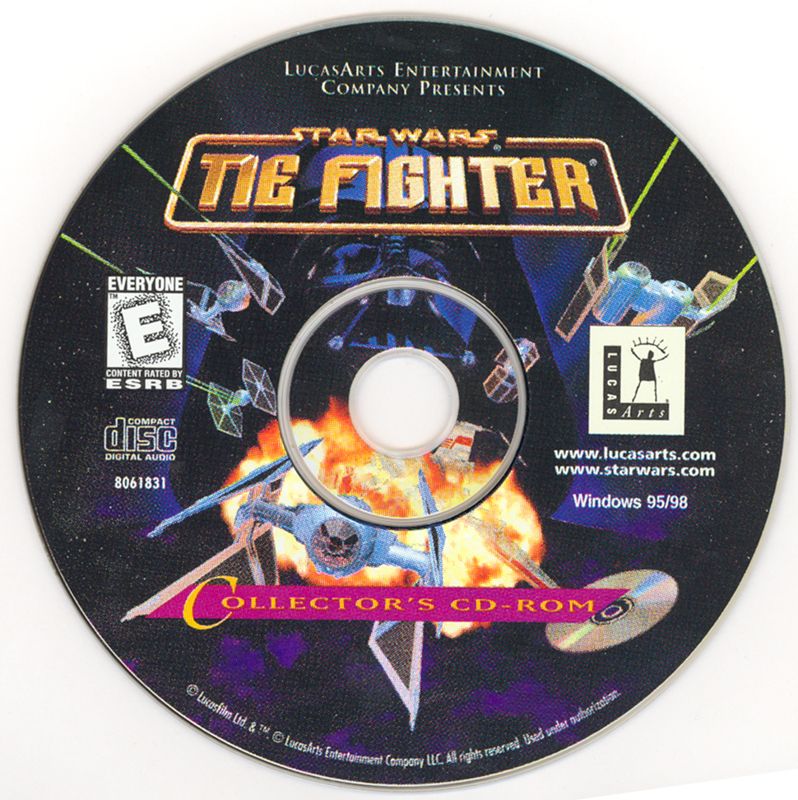 Media for The LucasArts Archives: Vol. IV - The Star Wars Collection II (Windows): Tie Fighter Disc