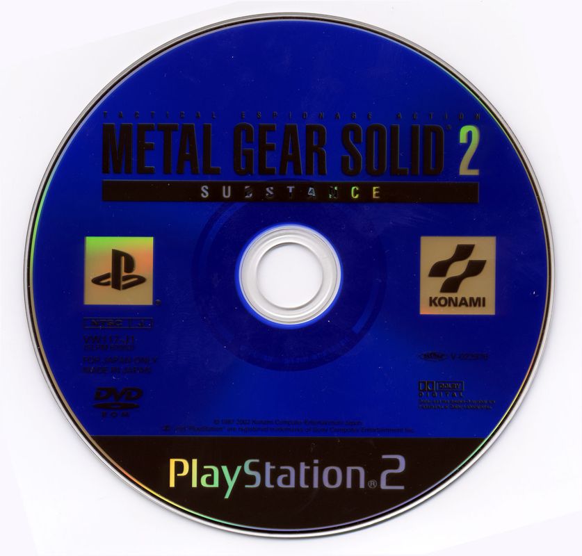 Media for Metal Gear Solid 2: Substance (PlayStation 2)