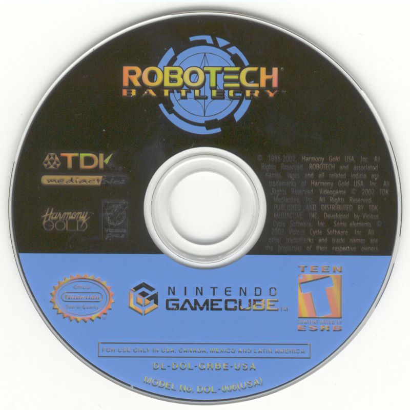 Media for Robotech: Battlecry (GameCube)