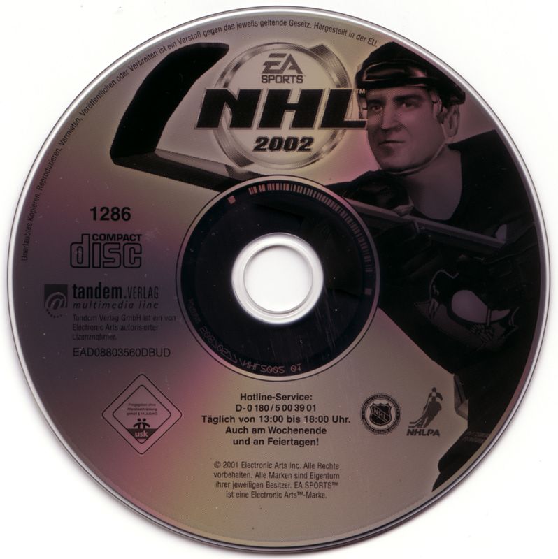 Media for NHL 2002 (Windows) (Tandem-Verlag release)