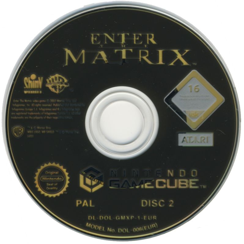 Media for Enter the Matrix (GameCube): Disc 2