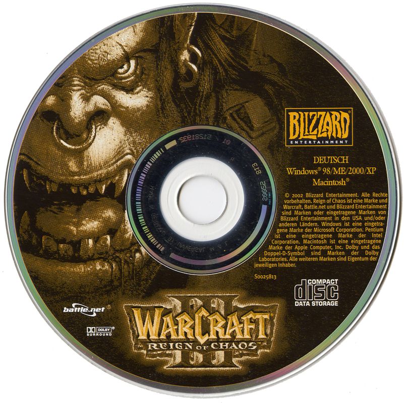 Media for WarCraft III: Reign of Chaos (Macintosh and Windows)
