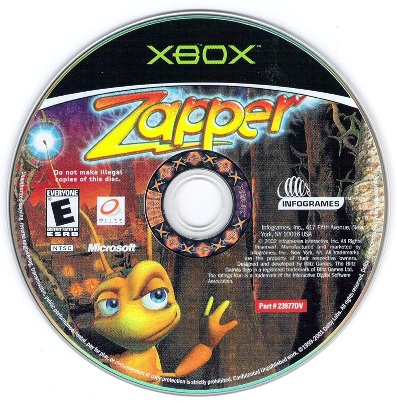 Media for Zapper: One Wicked Cricket! (Xbox)