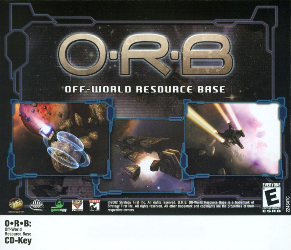 Other for O.R.B.: Off-World Resource Base (Windows): Jewel Case - Back