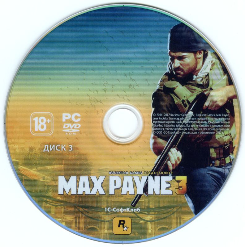 Media for Max Payne 3 (Windows) (Localized Version): Disc 3