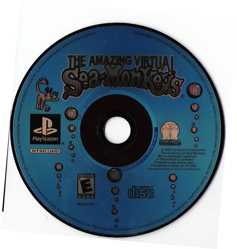 Media for The Amazing Virtual Sea-Monkeys (PlayStation)