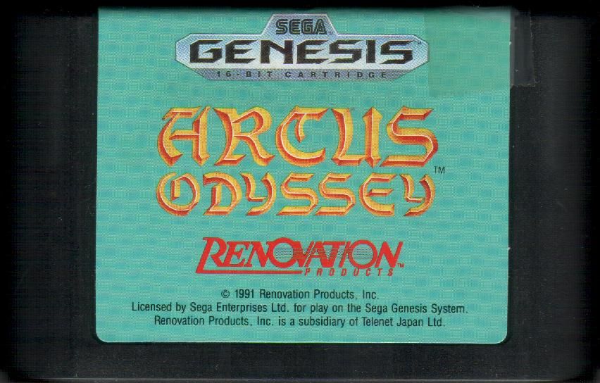 Other for Arcus Odyssey (Genesis)