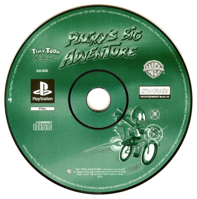 Media for Tiny Toon Adventures: Plucky's Big Adventure (PlayStation)