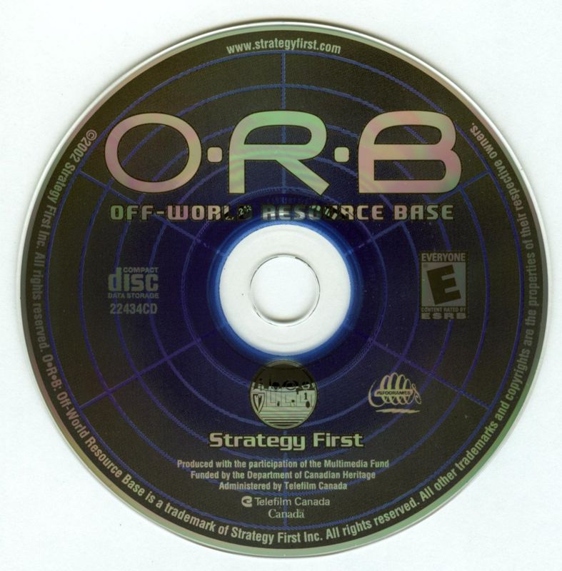 Media for O.R.B.: Off-World Resource Base (Windows)