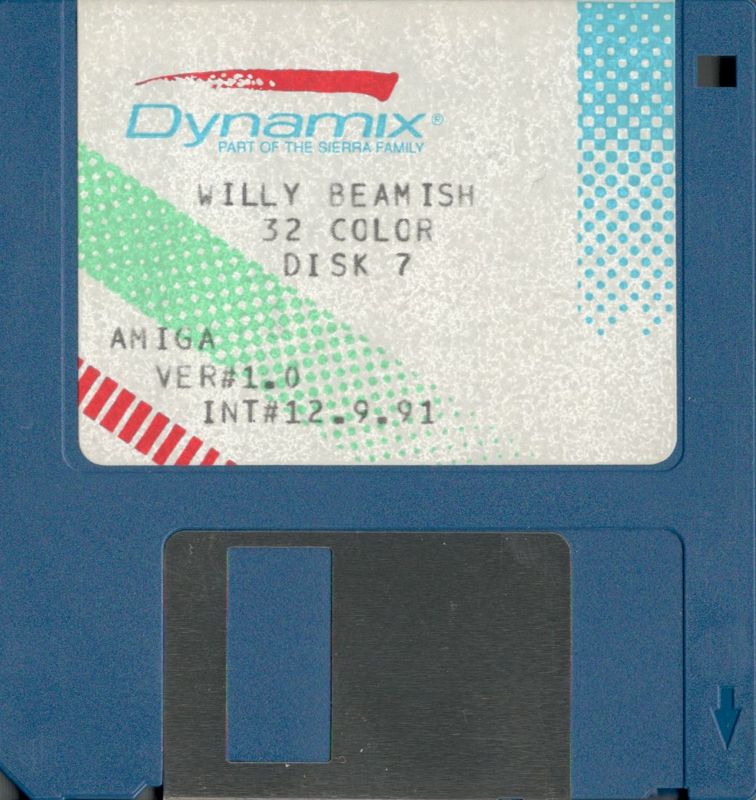 Media for The Adventures of Willy Beamish (Amiga): Disk 7