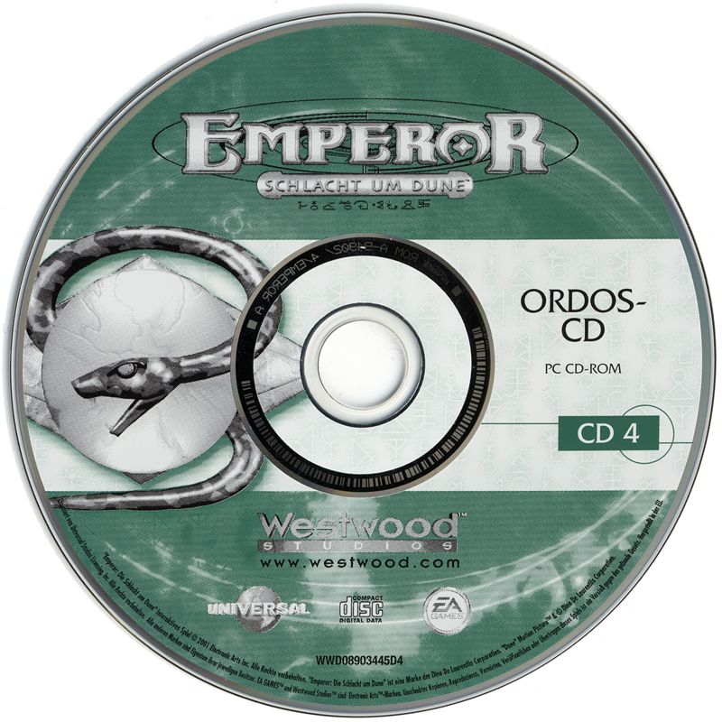 Media for Emperor: Battle for Dune (Windows): Disc 4 - Ordos
