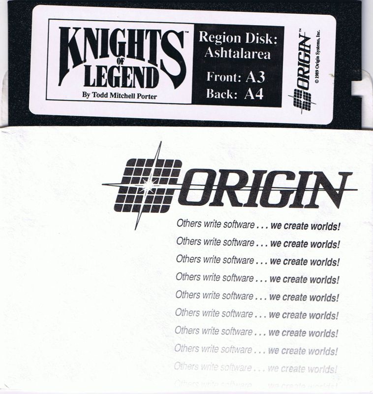 Media for Knights of Legend (Commodore 64): Disk 3/4