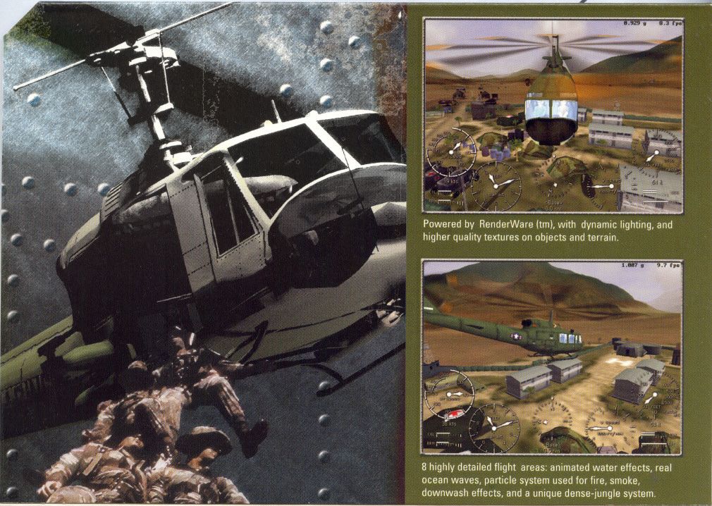 Inside Cover for Search & Rescue: Vietnam Med Evac (Windows): Left Inlay