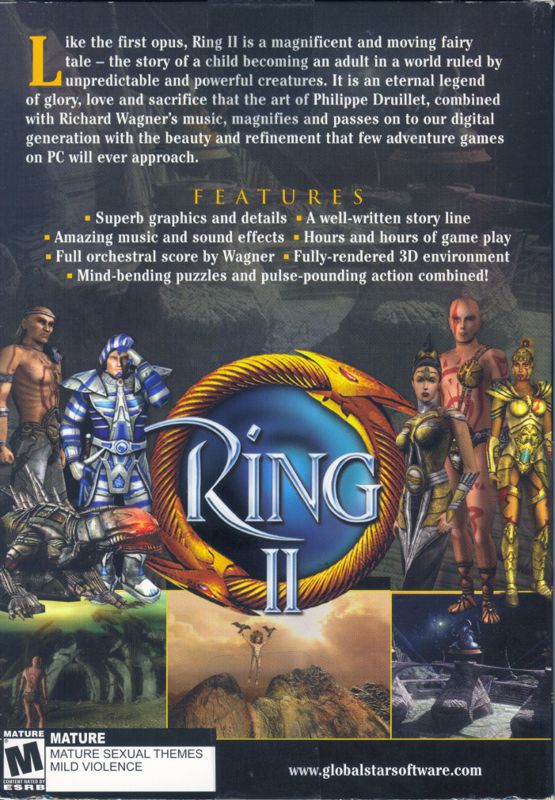 Back Cover for Ring II: Twilight of the Gods (Windows)
