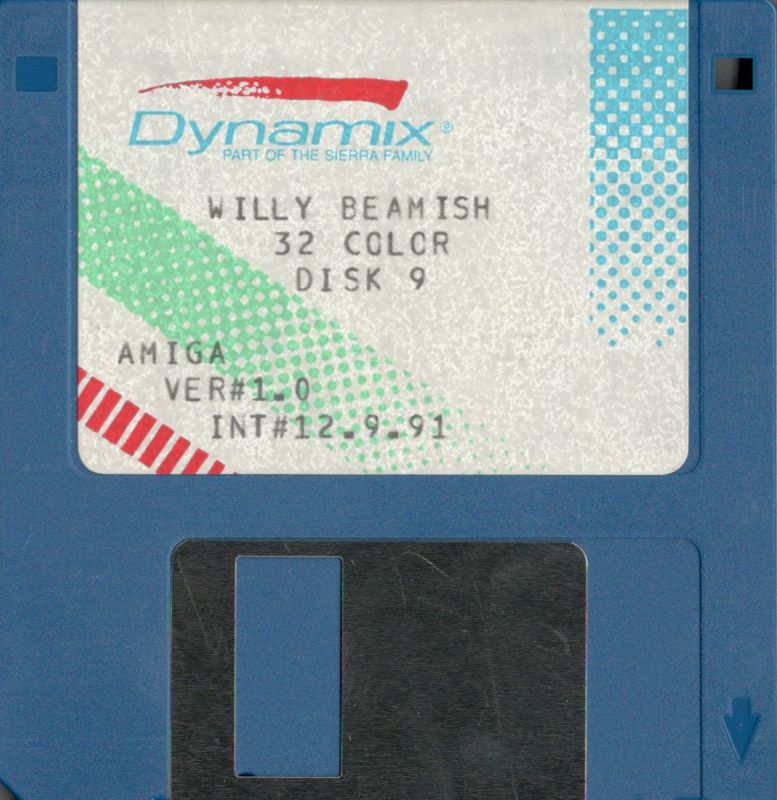 Media for The Adventures of Willy Beamish (Amiga): Disk 9