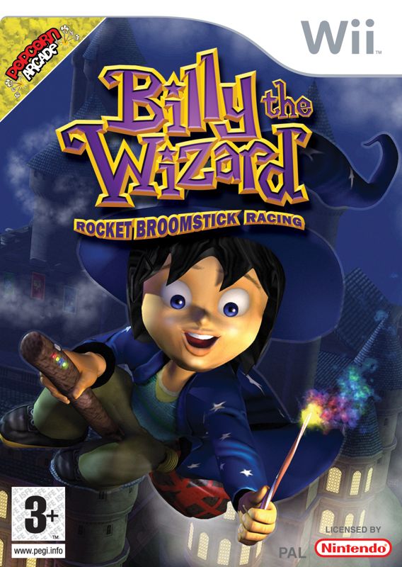 Front Cover for Billy the Wizard: Rocket Broomstick Racing (Wii)