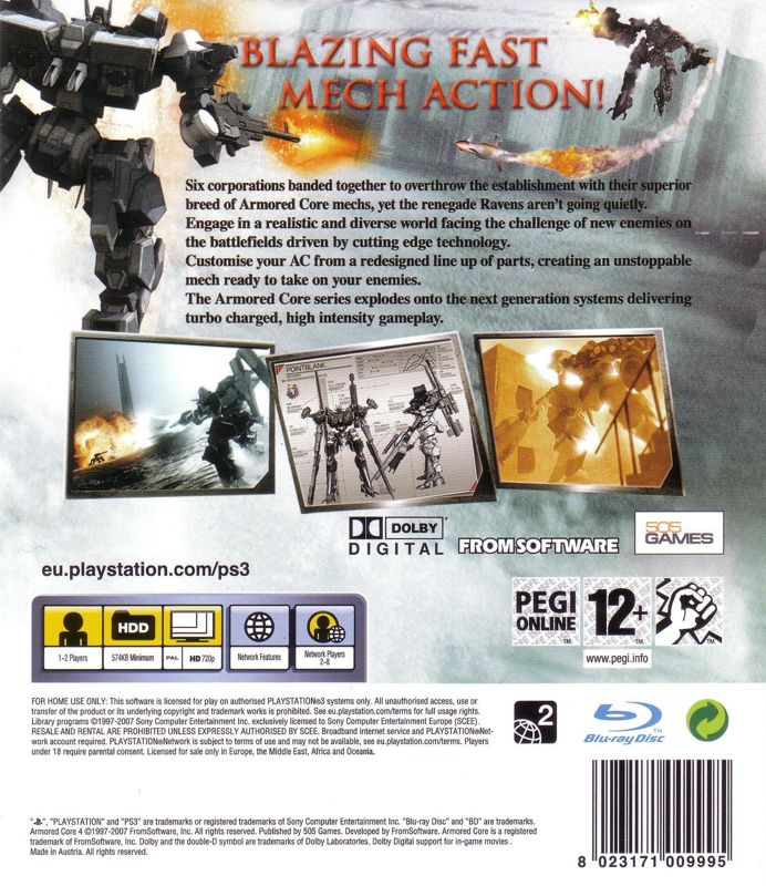 Armored Core 4 - Playstation 3