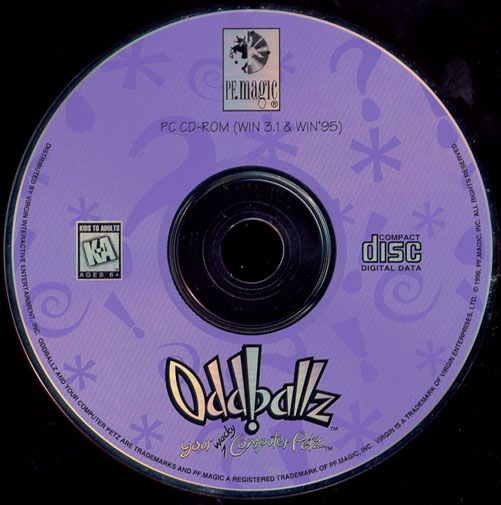 Media for Oddballz: Your Wacky Computer Petz (Windows) (Folding Flat Box)