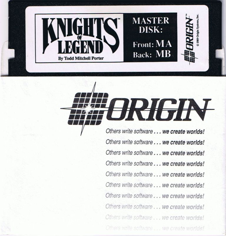 Media for Knights of Legend (Commodore 64): Disk 1/4