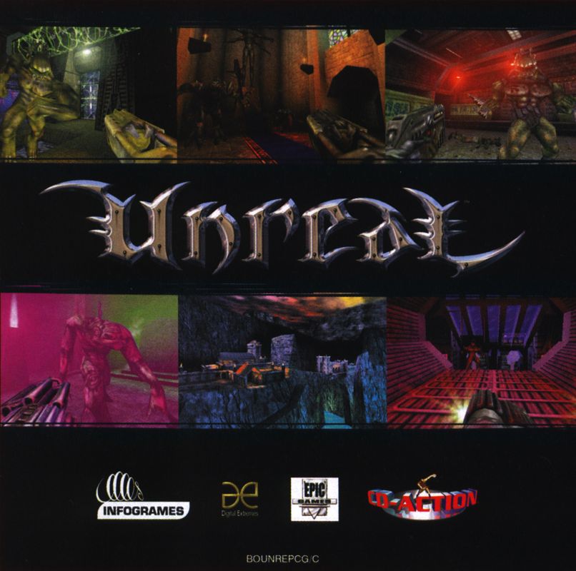 Front Cover for Unreal (Windows) (CD-Action magazine #4/2001 covermount)
