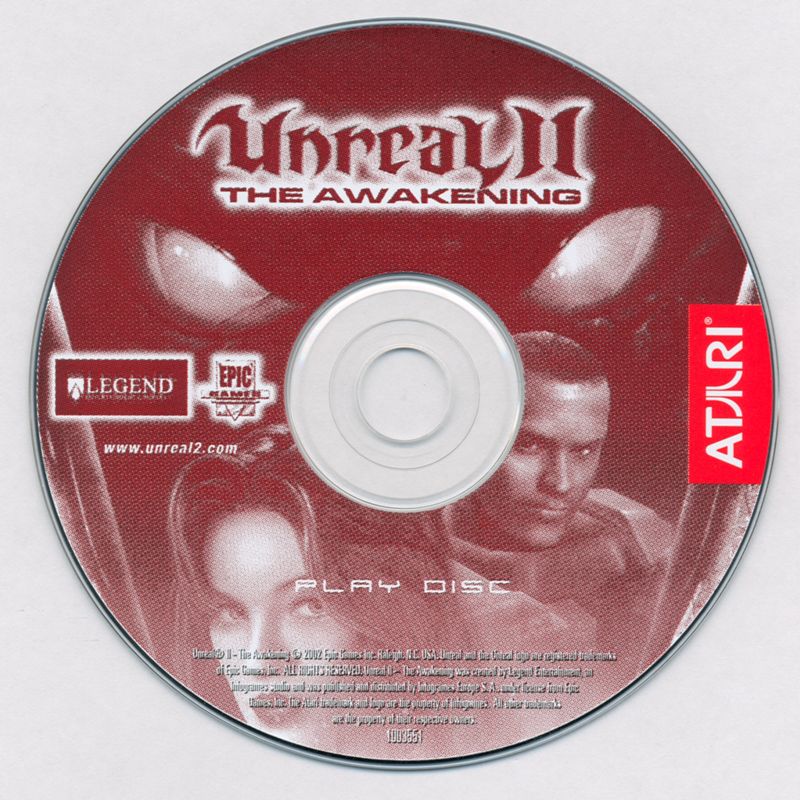 Media for Unreal II: The Awakening (Windows): Play Disc