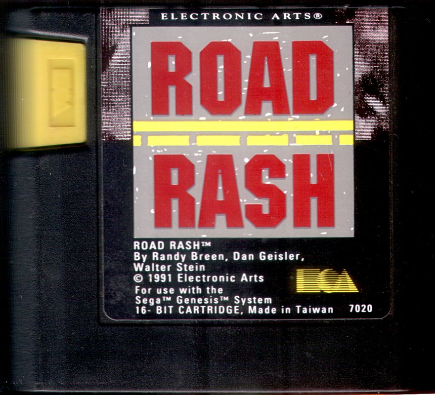 Media for Road Rash (Genesis)