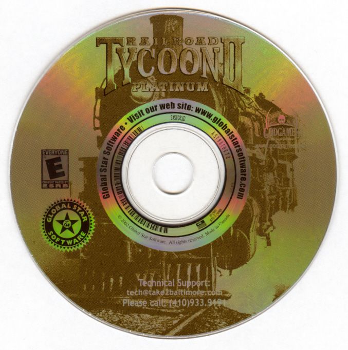 Media for Railroad Tycoon II: Platinum (Windows) (Budget release)