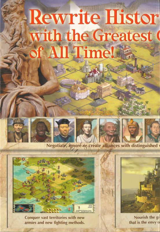 Inside Cover for Sid Meier's Civilization III (Game of the Year Edition) (Windows)