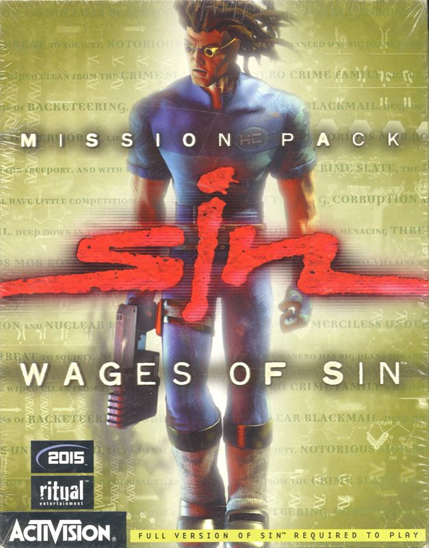 Front Cover for SiN: Wages of Sin (Windows)