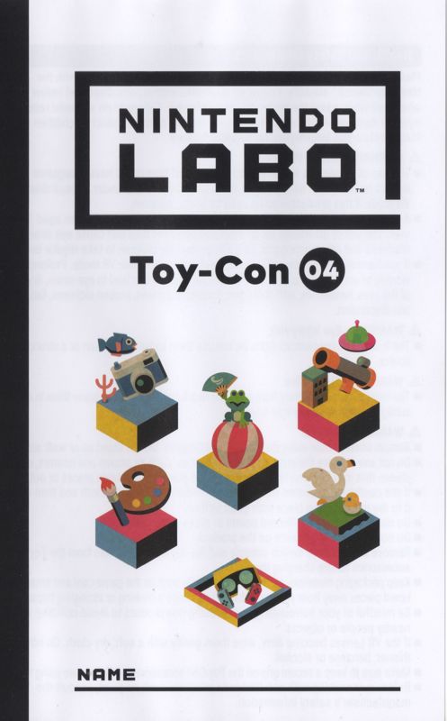 Other for Nintendo Labo: Toy-Con 04 - VR Kit: Starter Set + Blaster (Nintendo Switch): Keep Case - Front