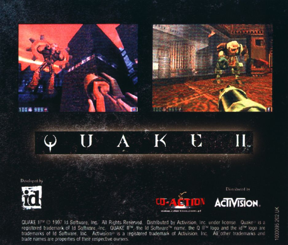Back Cover for Quake II (Windows) (CD-Action magazine #7/2003 covermount)