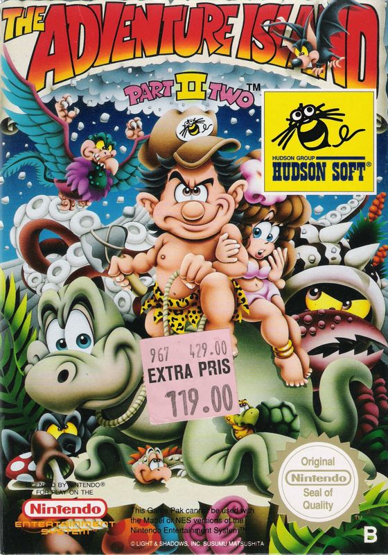 Front Cover for Adventure Island II (NES)
