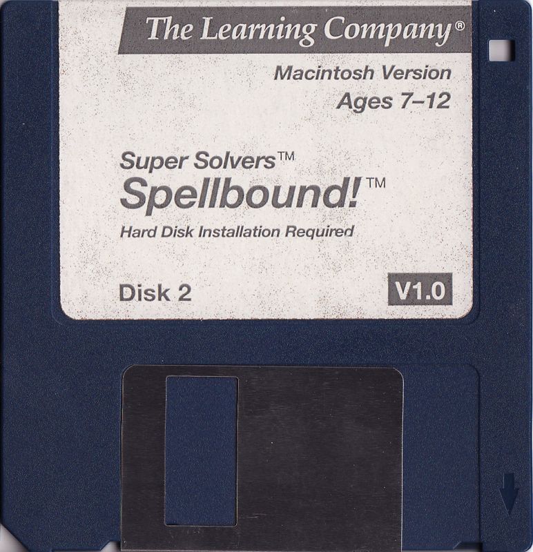 Media for Super Solvers: Spellbound! (Macintosh) (All disks are white except the fifth one.): White disk