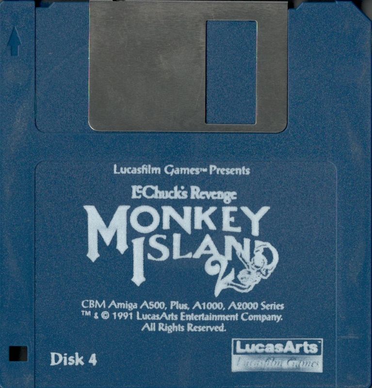 Media for Monkey Island 2: LeChuck's Revenge (Amiga): Disk 4