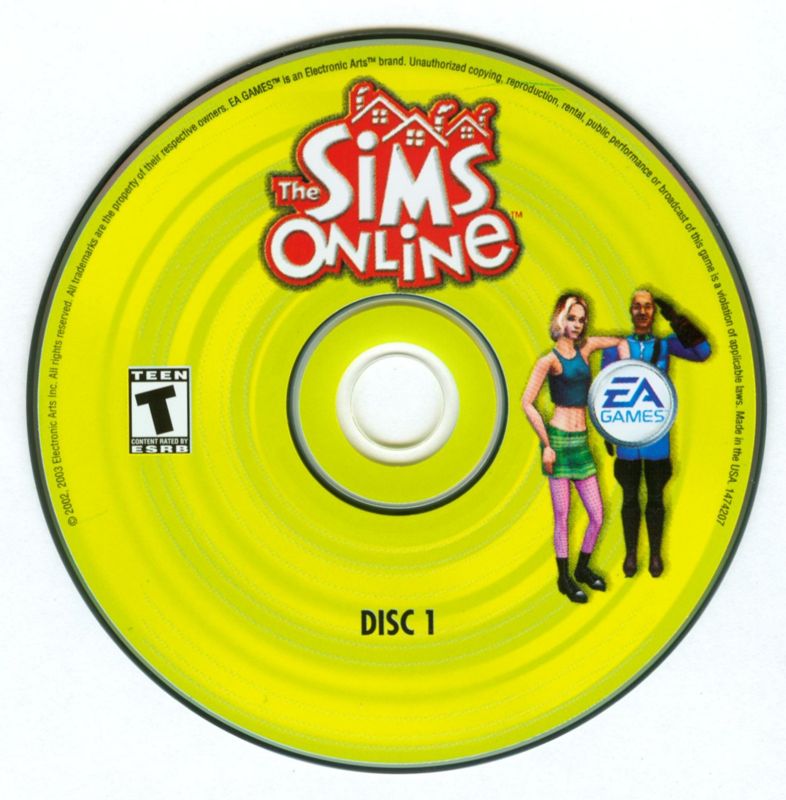 Media for The Sims Online (Windows) (2003 Version): Disc 1