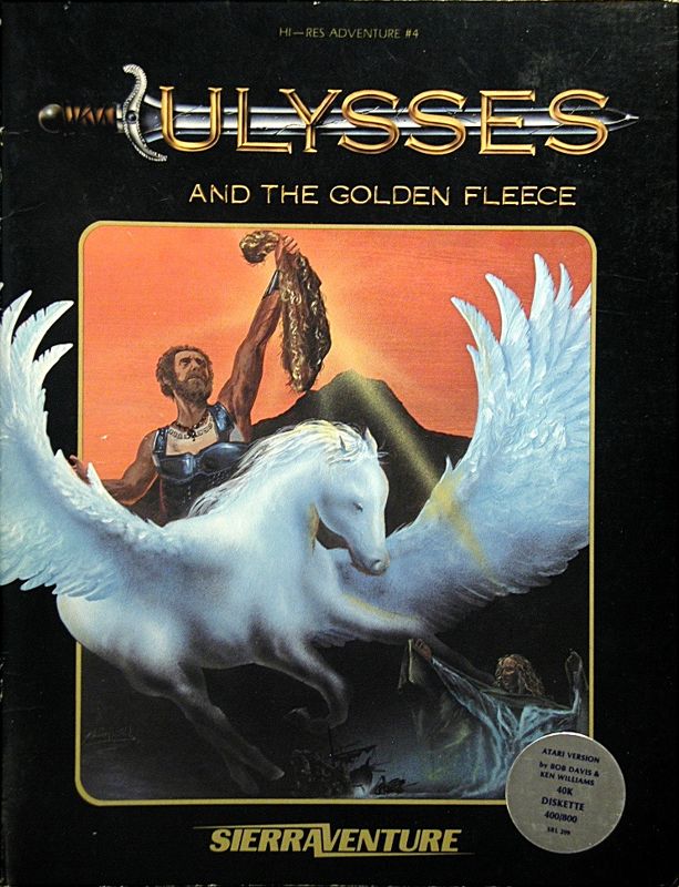 Front Cover for Hi-Res Adventure #4: Ulysses and the Golden Fleece (Atari 8-bit) (Large folio version)