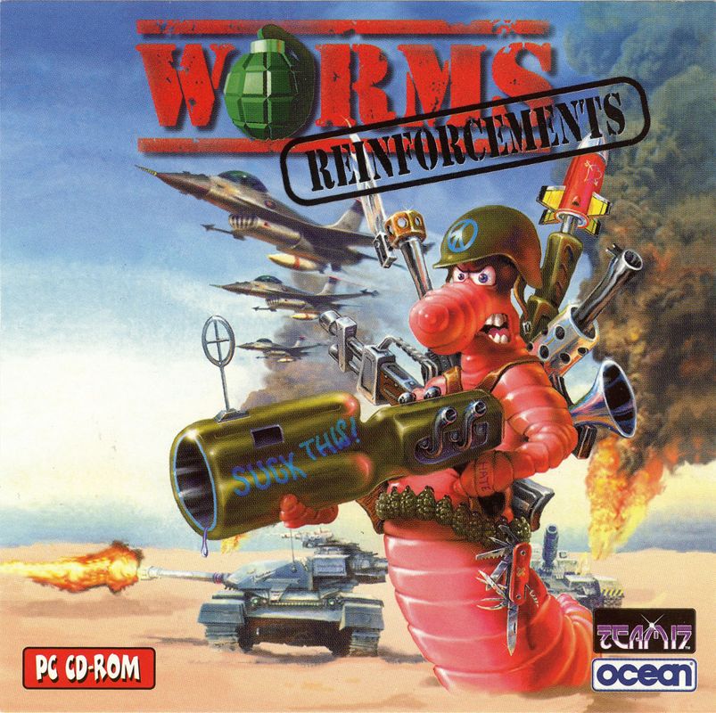 Other for Worms: Reinforcements (DOS): Jewel Case - Front