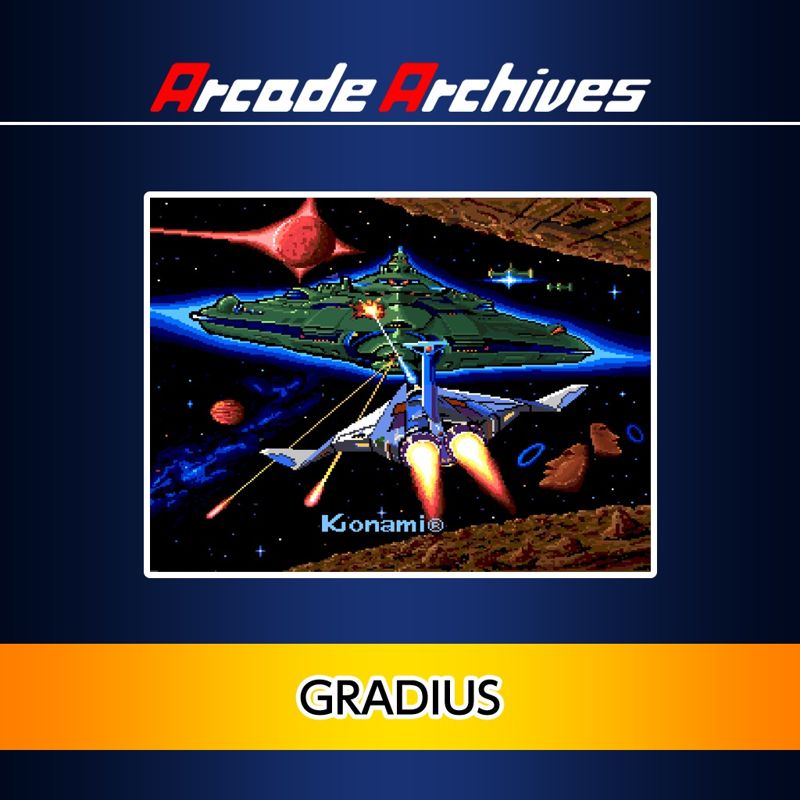 Front Cover for Gradius (PlayStation 4) (download release)
