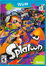 Front Cover for Splatoon (Wii U) (eShop release): 1st version
