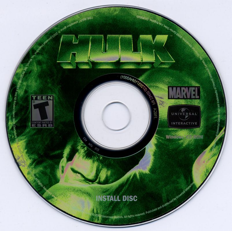 Media for Hulk (Windows): Disc 1/3