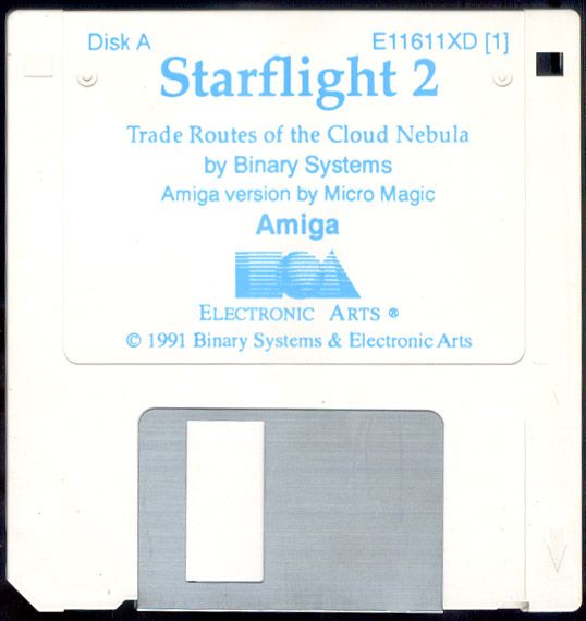 Media for Starflight 2: Trade Routes of the Cloud Nebula (Amiga): Disk A - B