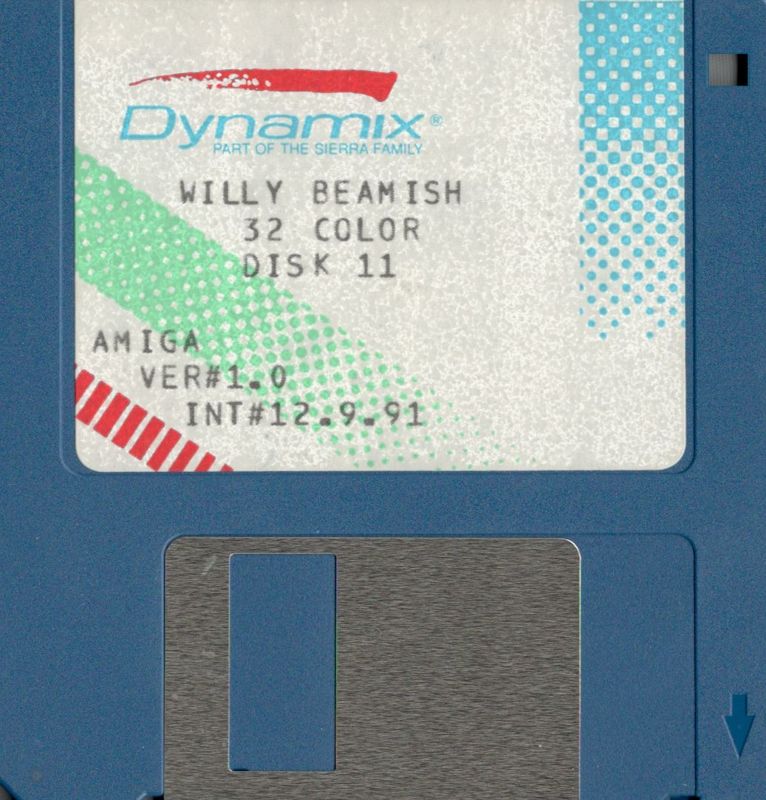 Media for The Adventures of Willy Beamish (Amiga): Disk 11