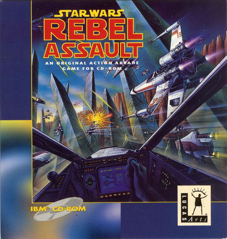 Other for Star Wars: Rebel Assault (DOS) (White Label release): Sleeve - Front