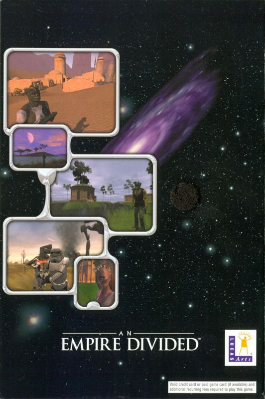 Inside Cover for Star Wars: Galaxies - An Empire Divided (Windows): Right Outer Flap