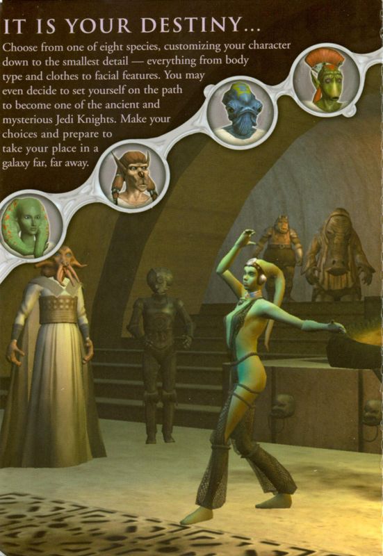 Inside Cover for Star Wars: Galaxies - An Empire Divided (Windows): Center Flap