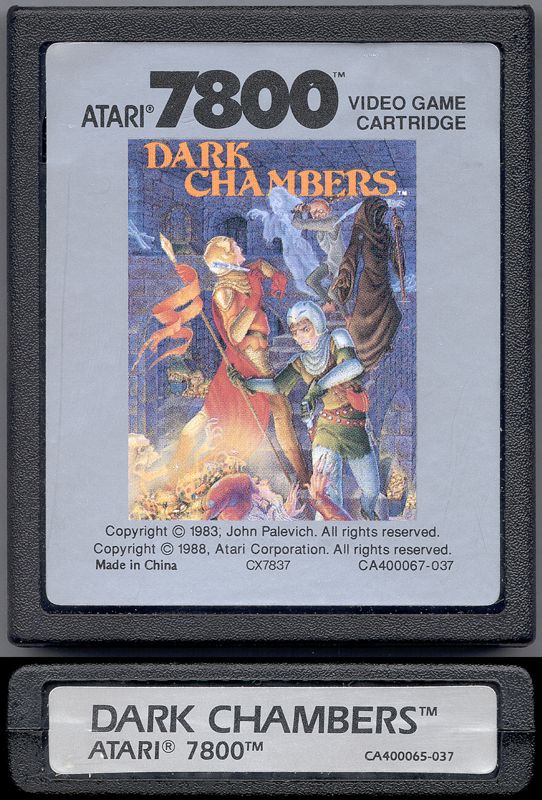 Media for Dark Chambers (Atari 7800)