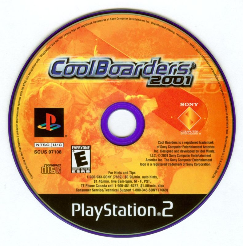 Media for Cool Boarders 2001 (PlayStation 2)