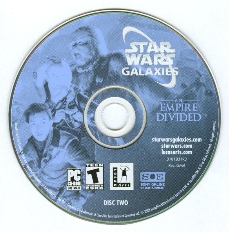 Media for Star Wars: Galaxies - An Empire Divided (Windows): Disc 2