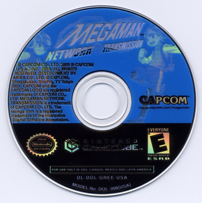 Media for Mega Man: Network Transmission (GameCube)