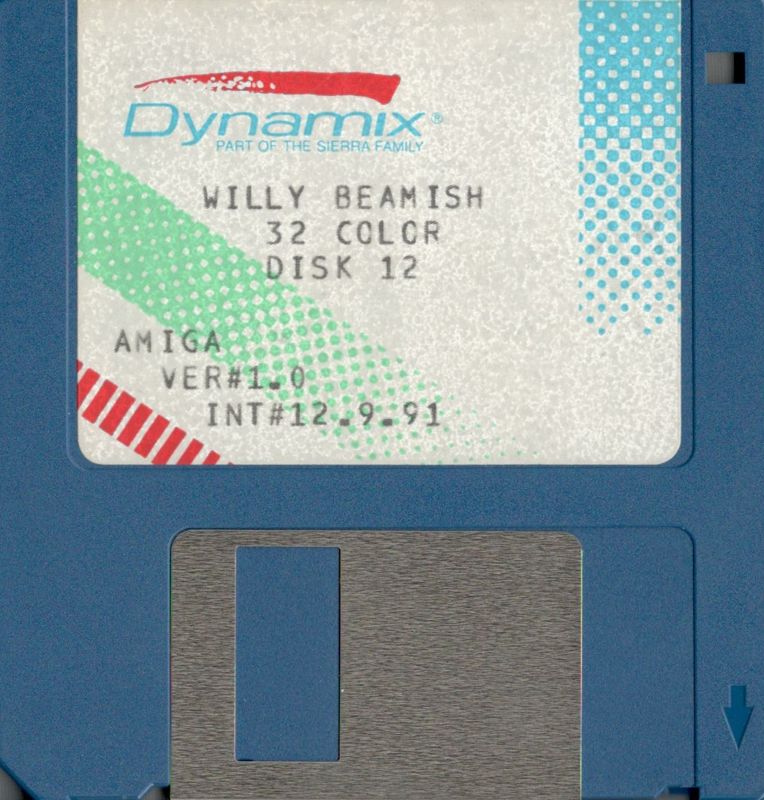 Media for The Adventures of Willy Beamish (Amiga): Disk 12